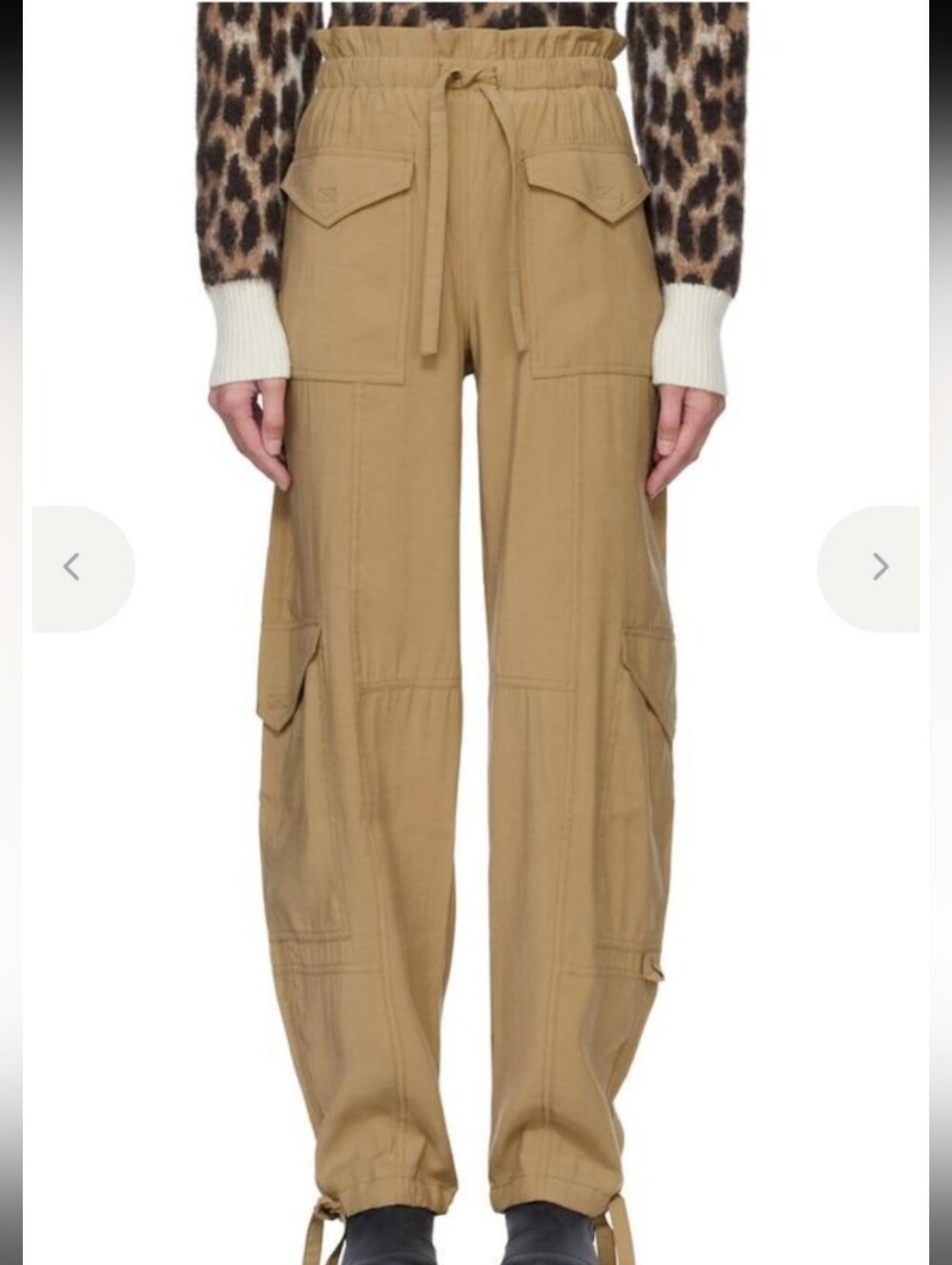 Ganni Cargo Trousers 40 8/10/L